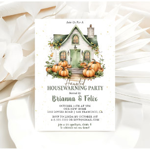 Invitation Accueil Éffrayant Accueil Fête d'Halloween