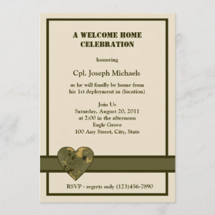 Invitation Accueil / Militaire