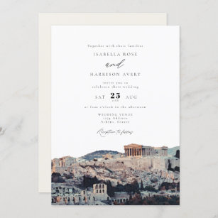 Invitation Acropole d'Athènes