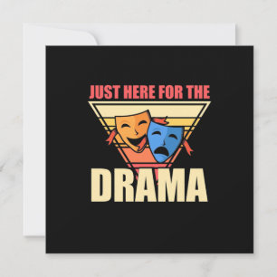 Invitation Acteur Juste Ici Pour Le Drame