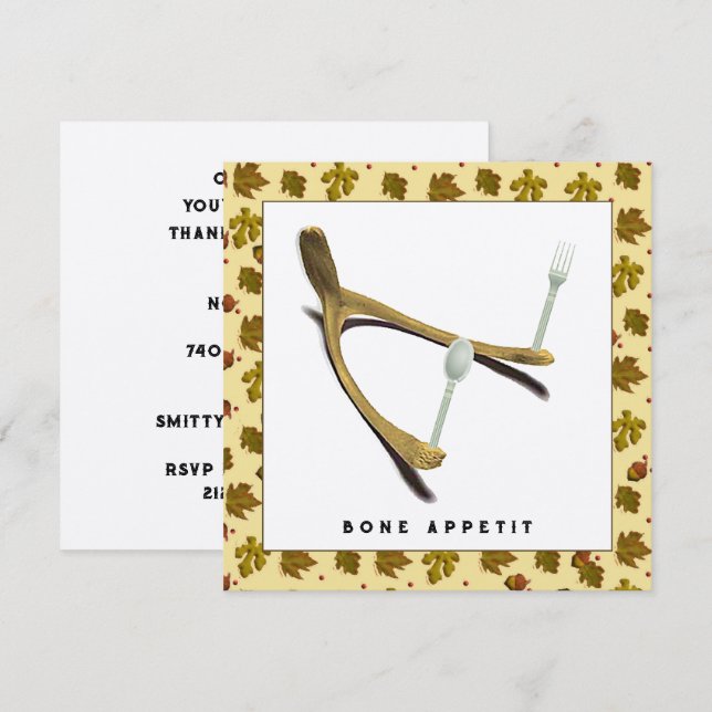 Invitation Action de grâces (Devant / Derrière)