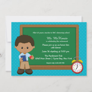 Invitation Activité scolaire * choisir la couleur arrière - p