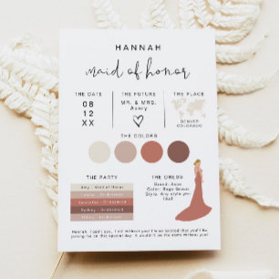 Invitation ADELLA Edgy Modern EDITABLE Info Card