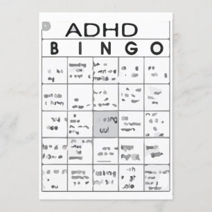 INVITATION ADHD FUNNY