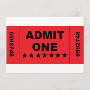 Invitation "Admettre un"