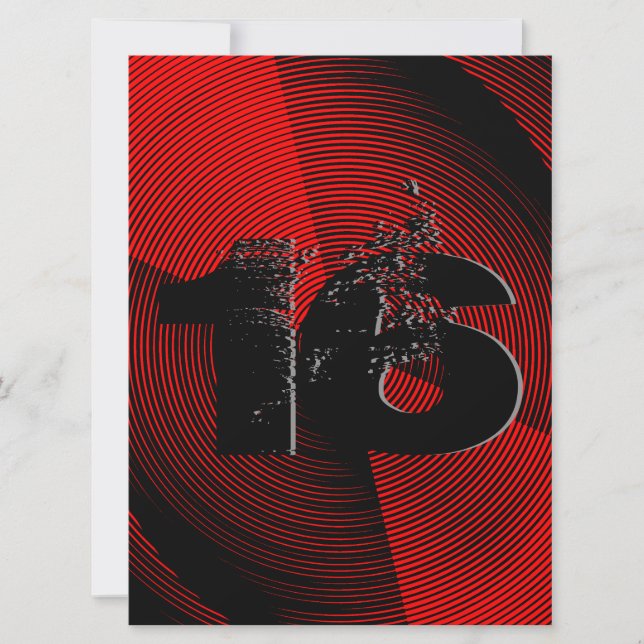 Invitation Ado cool 16e fête d'anniversaire (Devant)