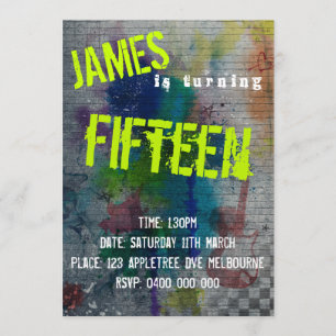 Invitation Ado Graffiti