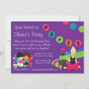 INVITATION ADO SLUMBER