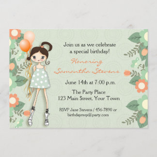 Invitation Ado tendance, Anniversaire