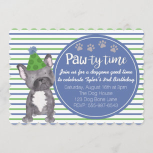 Invitation Adorable Chien Chien Chien Chien Chien Puppy Invit