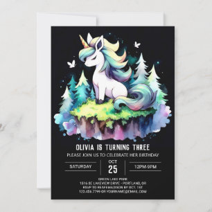 Invitation Adorable Enfants Cheval Anniversaire
