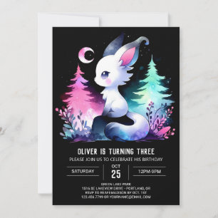 Invitation Adorable Fun Chat Anniversaire