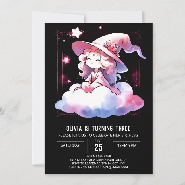 Invitation Adorable Petit Assistant Anniversaire (Devant)