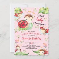 Adorable Petite Dame Ladybug 1er anniversaire