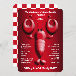 Invitation Adorable Pinces En Forme De Coeur Rouge