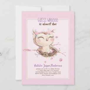 Invitation adorable pour Baby Shower Fille ou Garç