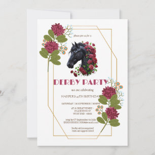 Invitation adorable pour une fête de Derby