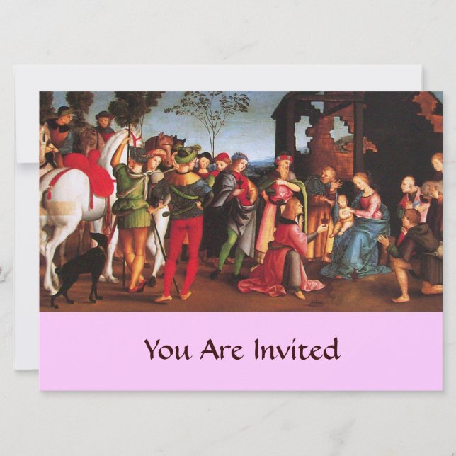 INVITATION ADORATION DE LA MAGI (Devant)