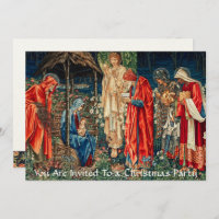 ADORATION DE MAGI, Fête de Noël de Burne-Jones