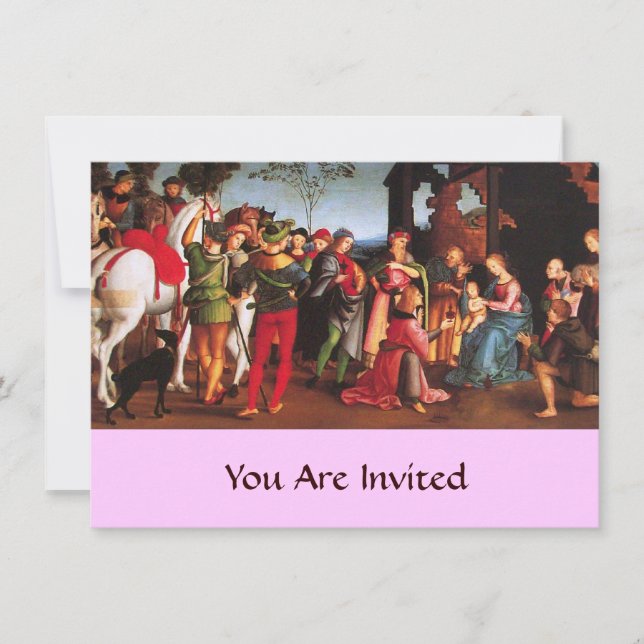 INVITATION ADORATION DES MAGI (Devant)