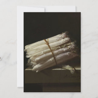 Invitation Adriaen Coorte - Vie morte avec Asparagus
