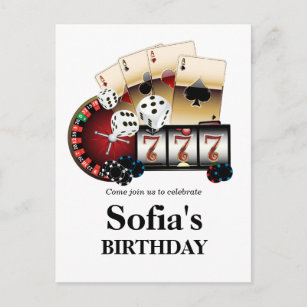 Invitations Faire Part Casino Zazzle Fr