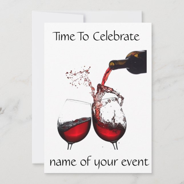 INVITATION ****ADULTE VIGNOIRE ****** (Devant)
