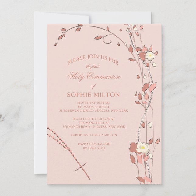 Invitation affectueuse de frontière (Devant)