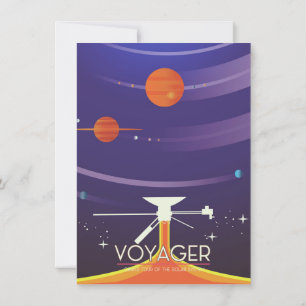 Invitation Affiche de la science du Grand Tour de Voyager