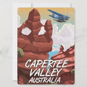 Invitation Affiche de voyage de Capertee Valley Australie