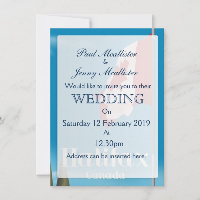 Invitation Affiche de voyage de Halifax Canada (Devant)