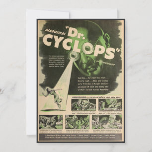 Invitation Affiche du film Dr. Cyclops 