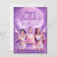 Affiche Magique d'Anniversaire des Chasseurs de Dé