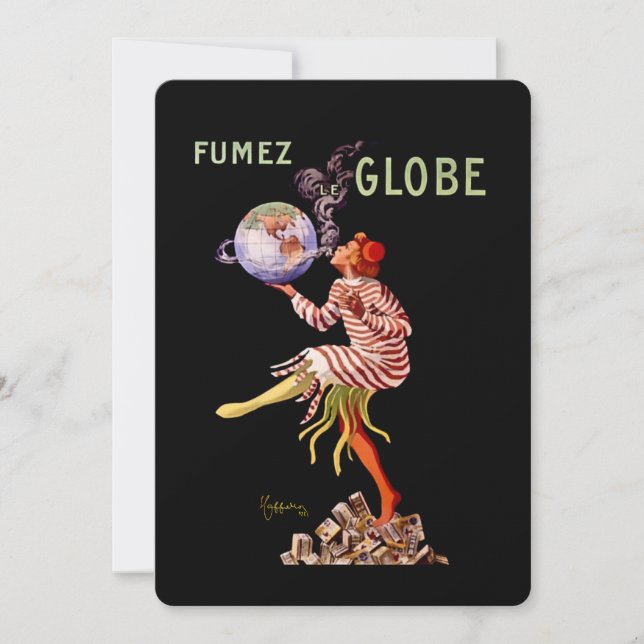 Invitation Affiche publicitaire pour la cigarette Leonetto Ca (Devant)