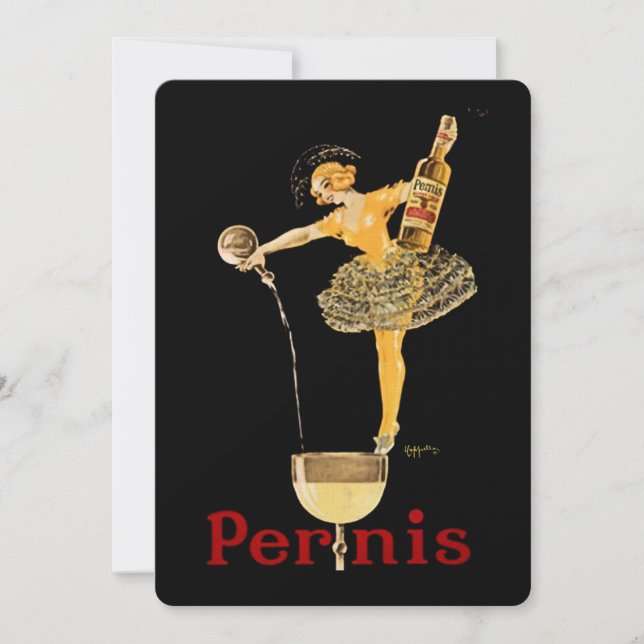 Invitation Affiche publicitaire pour le vin Leonetto Cappiell (Devant)