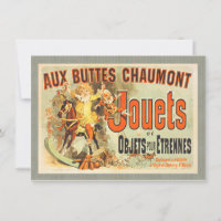 Affiche Vintage Joets Friends Jouet Français