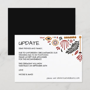 Invitation Africana   Actualisation du MARIAGE Ankara Kente