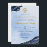 Invitation Agate Navy Sri Sukhmani Sahib Path 18th Birthday<br><div class="desc">Agate Navy Sri Sukhmani Sahib Invitation du sentier,  18e anniversaire Sukhmani Sahib Invitation,  Cérémonie Sukhmani Punjabi,  Shabat Kirtan Invitation</div>