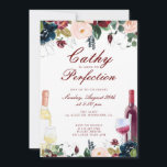 Invitation Âgé à la perfection, 40e anniversaire, 50e anniver<br><div class="desc">Âgé à la perfection,  40e anniversaire,  50e anniversaire,  N'importe quel âge,  Les Vins Dégustation de vin,  Fête du vin,  Anniversaire du vin,  invitation du vignoble, </div>