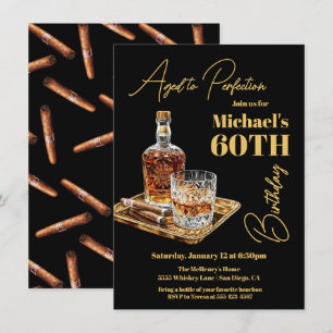 Invitation Âgé à la perfection Cigar de Bourbon