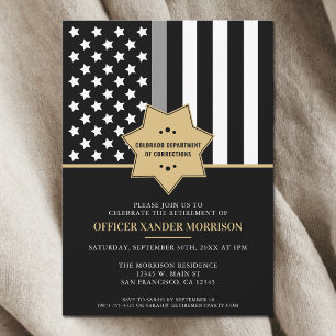 Invitation Agent de correction Silver Line Retraite Party