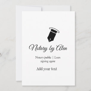 Invitation Agent de signature de prêt public notaire ajouter