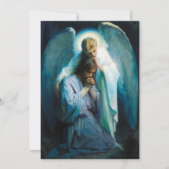 Invitation Agonie dans le jardin par Frans Schwartz (Devant)