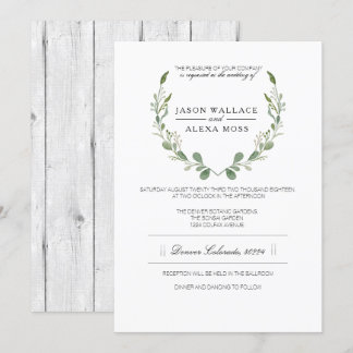 Invitation Agritourisme rustique | Mariage élégant