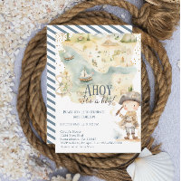 Ahoy C'est Un Garçon Pirate Aventure Baby Shower