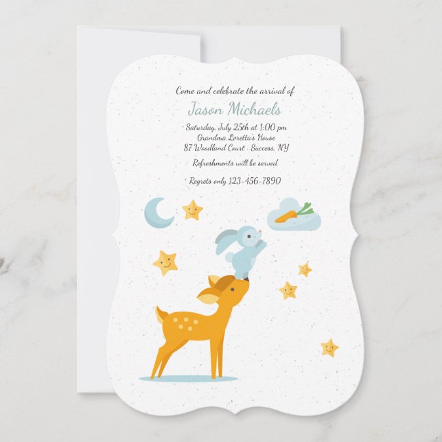 Invitation Aider à lever l'invitation (Devant)