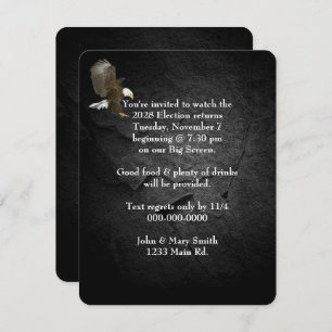 Invitation Aigle du parti électoral 2024