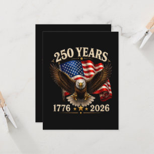 Invitation Aigle patriotique USA 250e anniversaire