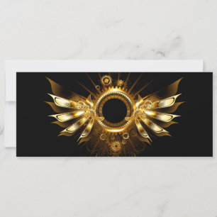 Invitation Ailes steampunk