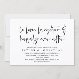 Invitation Aimer, Rire Et Heureusement Jamais Après La Répéti